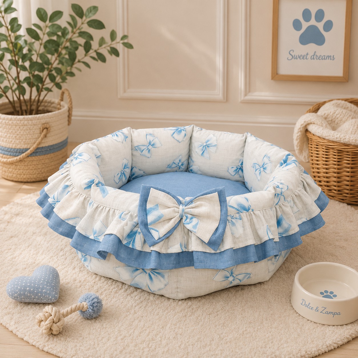 Cuccia Fiocco d'Amore per Cani